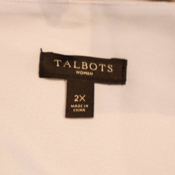 Talbots Women’s Sleeveless Blouse – Light Blue – Size 2X – Perfect Layering - Picture 6 of 7